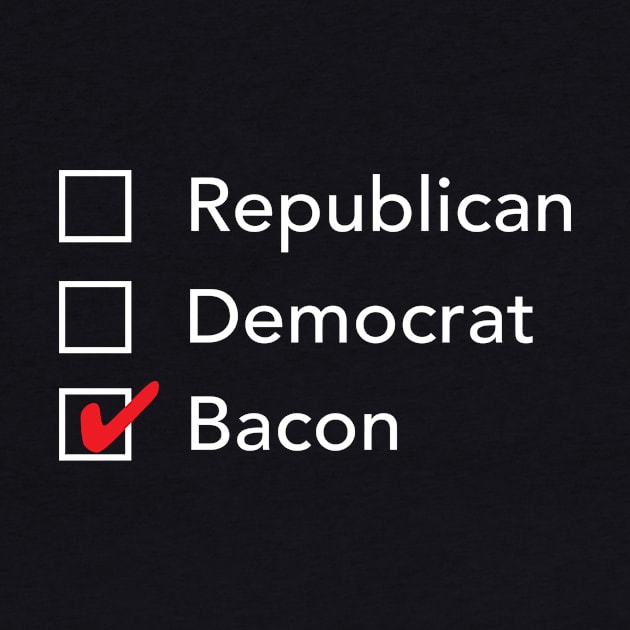 Republican Democrat Bacon by zubiacreative